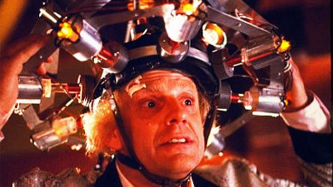 Back to the Future Doc Brown helmet